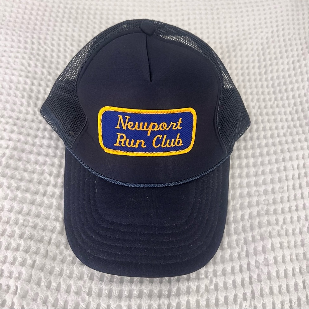 OTTO Newport Run Club Navy Mesh Trucker Hat
